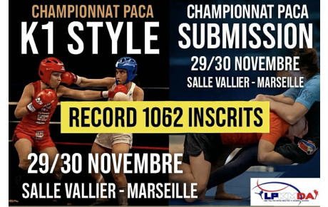Championnat PACA K-1 style / K-1 style light et Submission